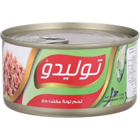صورة توليدو لحم تونة مفتت حار -140جرام